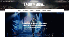 Desktop Screenshot of enjoytheshow.net